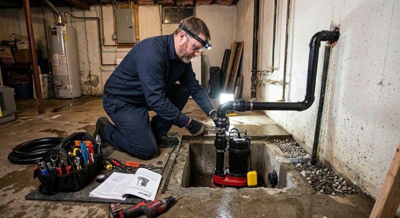 Drainage Pump Installation in Huntsville, AL